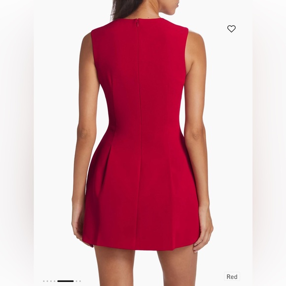 Pleated Crepe Minidress - Picture 3 of 5